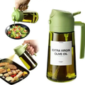 Glass Olive Oil Dispenser Bottle with Auto Flip Cap