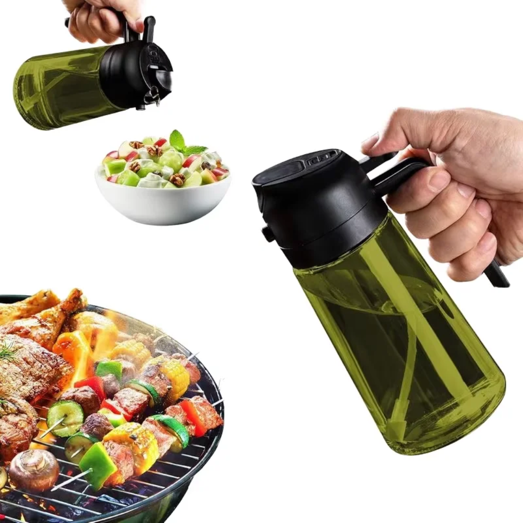 Glass Olive Oil Dispenser Bottle with Auto Flip Cap