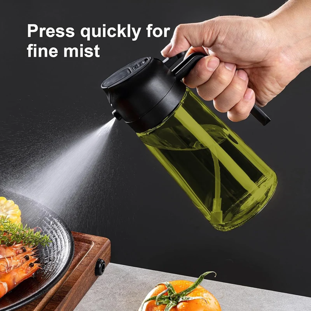 Glass Olive Oil Dispenser Bottle with Auto Flip Cap